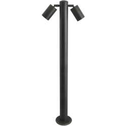 Lampa stojąca Rolf 2 900 (black) AZ4458 GU10 2x MAX 35W IP44 METAL GLASS AZZARDO