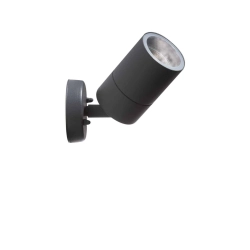 Rolf 1 Wall (dark grey) AZ4476 GU10 1x MAX 35W IP44 METAL GLASS AZZARDO