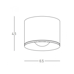S134 CEILING LED LIGHT 8W WHITE IP54 Zambelis Lights