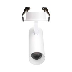 SHINEMAKER H0119 LAMPA WPUSZCZANA BIAŁA ŚCIEMNIALNA MaxLight - zdjęcie dodatkowe 1