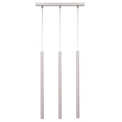 Lampa wisząca SOPEL 3 prosty szary beż 41452 Sigma - zdjęcie produktu