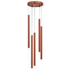 Lampa wisząca SOPEL 5 zwis koło ceglany 41459 Sigma - zdjęcie produktu