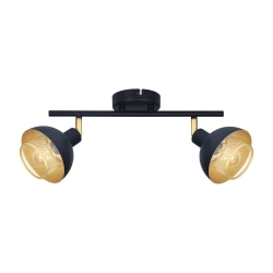 Listwa oświetleniowa Savio SPL-27357-2-BK-GD Italux