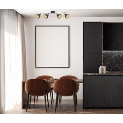 Listwa oświetleniowa Savio SPL-27357-4-BK-GD Italux