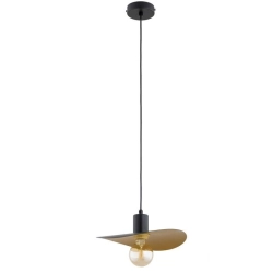 Lampa wisząca Savana 1xE27 czarna 61624 ALFA