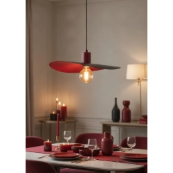 Lampa wisząca Savana Oval 1xE27 różowa 61626 ALFA