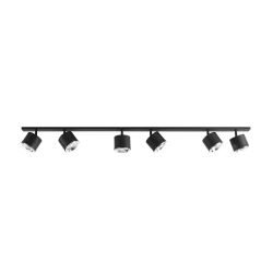 Lampa sufitowa 6-PŁ czarna BOT 1047PL_K ALDEX - zdjęcie produktu