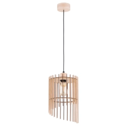 Lampa wisząca SOLANA DREWNIANA 1xE27 61367 ALFA