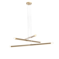 LAMPA WISZĄCA TUBO 6 ZŁOTY 1072K30 ALDEX - zdjęcie produktu