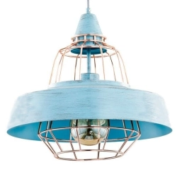 Lampa wisząca TAMARIS niebieska śr. 40cm 60379 ALFA - zdjęcie produktu