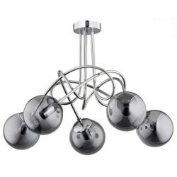 kinkiecik.pl Nowoczesna lampa sufitowa TANGO GLASS 5 PŁ 61095 ALFA
