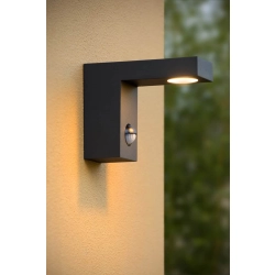 Kinkiet z czujnikiem ruchu TEXAS LED 1x6W 3000K IP54 28850/24/30 Anthracite Lucide - zdjęcie dodatkowe 1