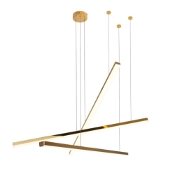 Trio 3 P0426D Lampa Wisząca Ściemnialna Złota MAXLIGHT - zdjęcie produktu