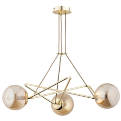 Lampa wisząca TRISTAN ZŁOTA 3xE14 62343 ALFA