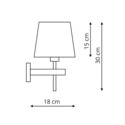 kinkiecik.pl Tivoli kinkiet chrom LP-1133/1W CH Light Prestige