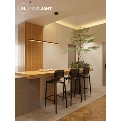 Trio 1 P0310 lampa wisząca czarna MAXLIGHT
