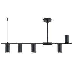 Lampa sufitowa URANOS CZARNA 5xGU10 85cm 63314 ALFA
