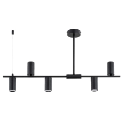 Lampa sufitowa URANOS CZARNA 5xGU10 85cm 63315 ALFA