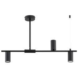 Lampa sufitowa URANOS CZARNA 3xGU10 74cm 62536 ALFA