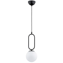 Lampa wisząca VAVIL CZARNO-BIAŁA 1xE14 15cm 61231 ALFA