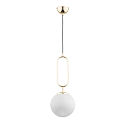 Lampa wisząca VAVIL ZŁOTA 1xE27 20cm 61235 ALFA