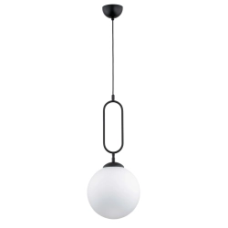 Lampa wisząca VAVIL CZARNO-BIAŁA 1xE27 25cm 61234 ALFA
