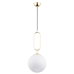 Lampa wisząca VAVIL ZŁOTA 1xE27 25cm 61236 ALFA