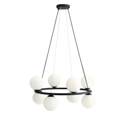 LAMPA WISZĄCA KRONE 8 CZARNY 1085P1 ALDEX - zdjęcie produktu