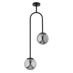 Lampa sufitowa VECTOR CZARNA 2xE14 62450 ALFA