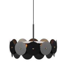 kinkiecik.pl Lampa wisząca VEGAS Pendant 3L Black/Brass 108265 Markslojd