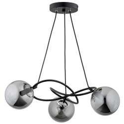 Lampa wisząca VELTA CZARNA 3xE14 62344 ALFA