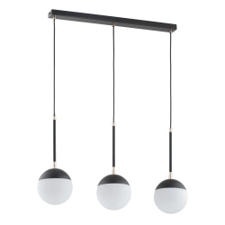 Lampa wisząca VOLDA REX CZARNO-BIAŁA 3xE14 75cm 62333 ALFA