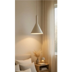 Lampa wisząca Velvet 1xE27 beżowa 61682 ALFA