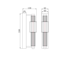 Kinkiet Verticale MOD308WL-L9CG3K Maytoni - zdjęcie dodatkowe 1