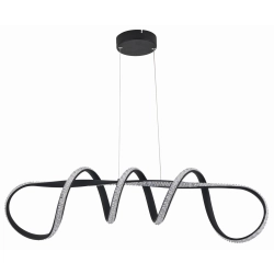 Vesper - lampa wisząca LED czarna. 343101-30 REALITY