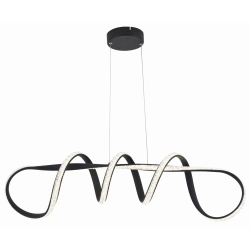 Vesper - lampa wisząca LED czarna. 343101-30 REALITY