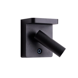 Kinkiet Lofer Czarny 7W 364lm 3000K W0374 MaxLight
