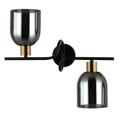 Kinkiet Servio WL-66892-2A-BK-SG ITALUX