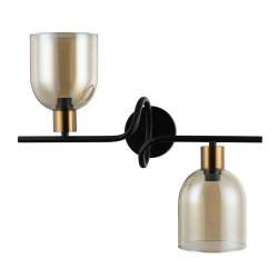 Kinkiet Servio WL-66892-2A-BK-AMB Italux - zdjęcie 2