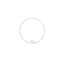 Kinkiet Ringa S 1xLED biały WL0116-S-WH yaskr