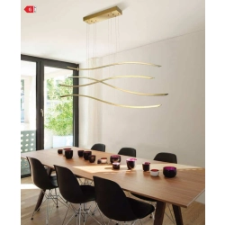 Lampa wisząca Waves (gold) AZ4058 AZZARDO