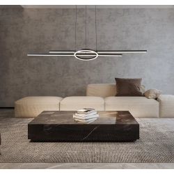 Lampa wisząca Ledowa czarna Xandra 342801-30 REALITY