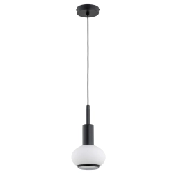 Lampa wisząca ZEBRA CZARNO-BIAŁA 1xE14 61196 ALFA
