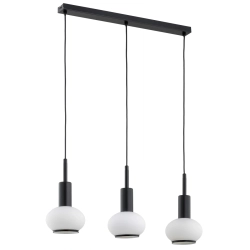 Lampa wisząca ZEBRA CZARNO-BIAŁA 3xE14 62309 ALFA