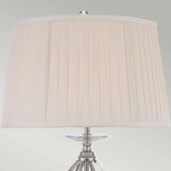 kinkiecik.pl Lampa stołowa Aegean – 1 źródło światła – Polerowany nikiel AG-TL-POL-NICKEL Elstead Lighting