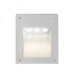 kinkiecik.pl AKORD wpuszczana w ścianę stal nierdzewna 230V LED 3W IP65 3000K R10546 Rendl light studio