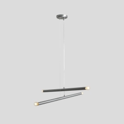 Lampa wisząca TUBO 4 Steel 1072L5 Aldex - zdjęcie dodatkowe 1