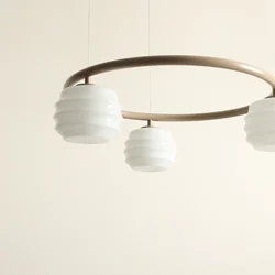 Lampa wisząca PUFF 3 RING BEIGE 1159E17_R Aldex - zdjęcie dodatkowe 1