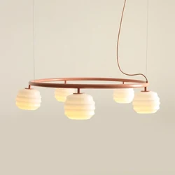 Lampa wisząca PUFF 5 RING CORAL 1159F11_R Aldex - zdjęcie produktu