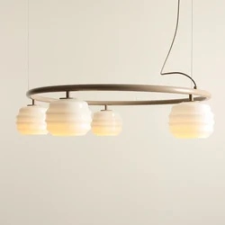 Lampa wisząca PUFF 5 RING BEIGE 1159F17_R Aldex - zdjęcie produktu